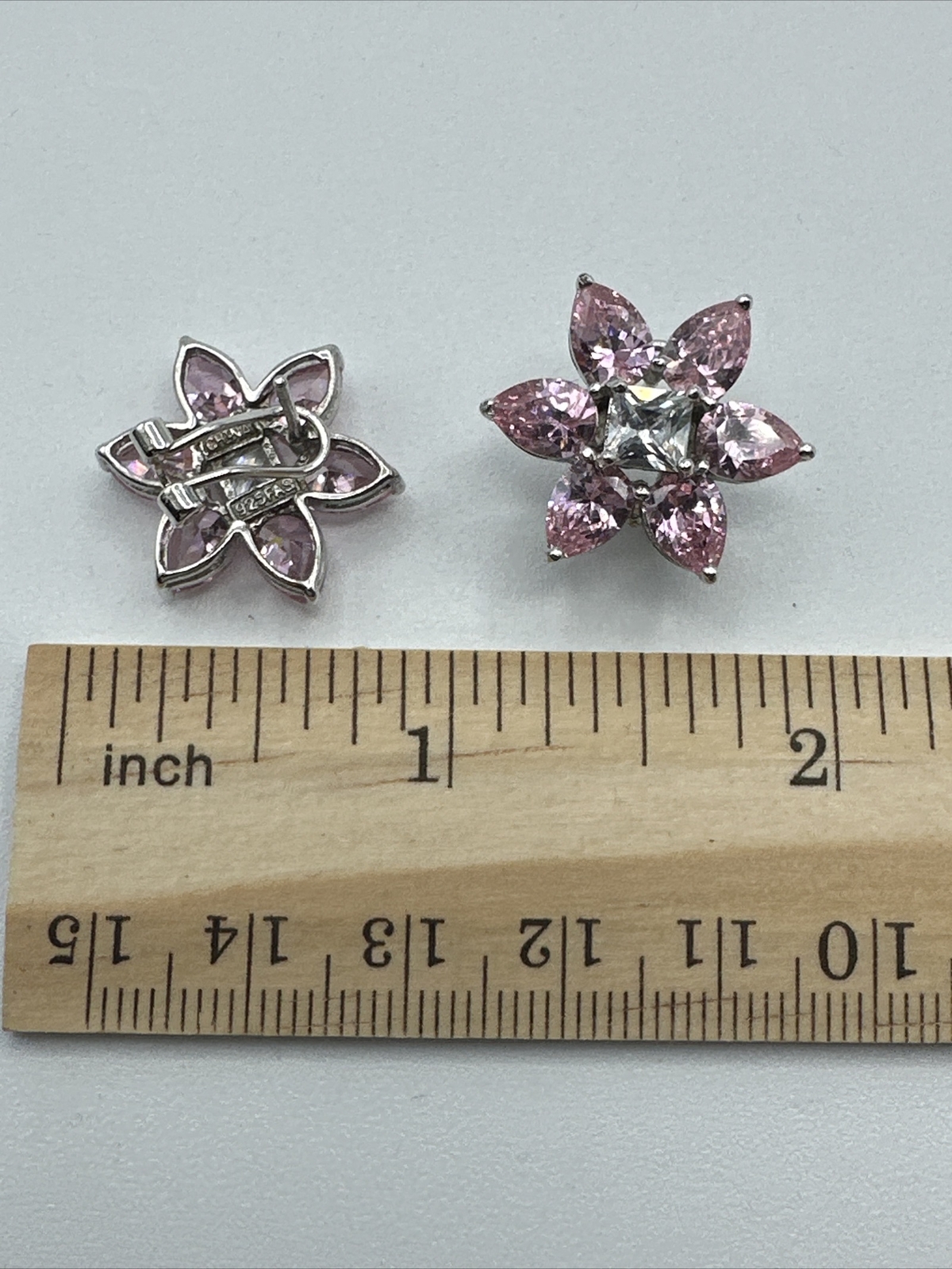 Vintage Real collectibles by Adrienne Sterling earrings #507