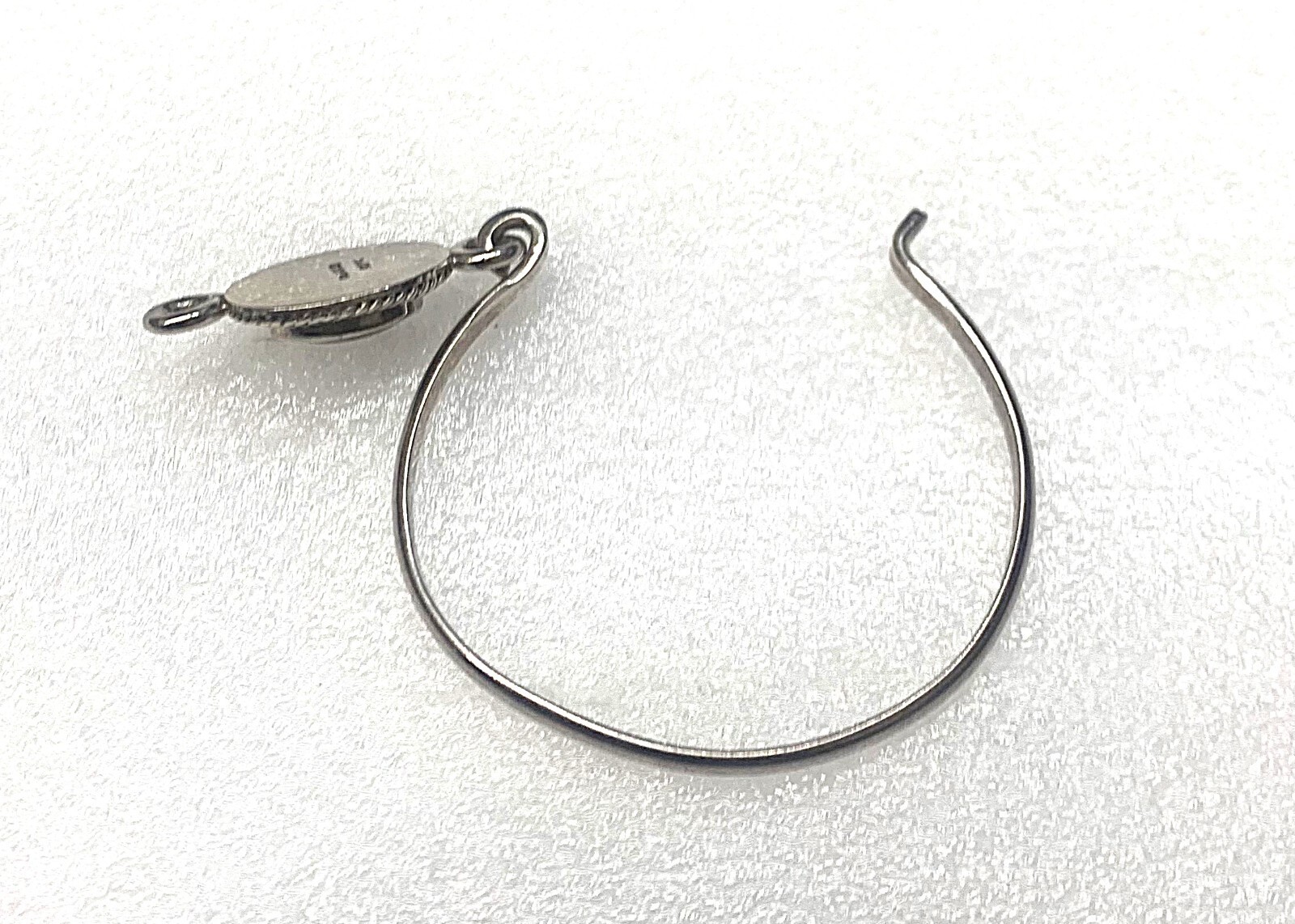 Onyx and Sterling Bracelet is 2 1/4″ Stone is 5/8 x 7/16″