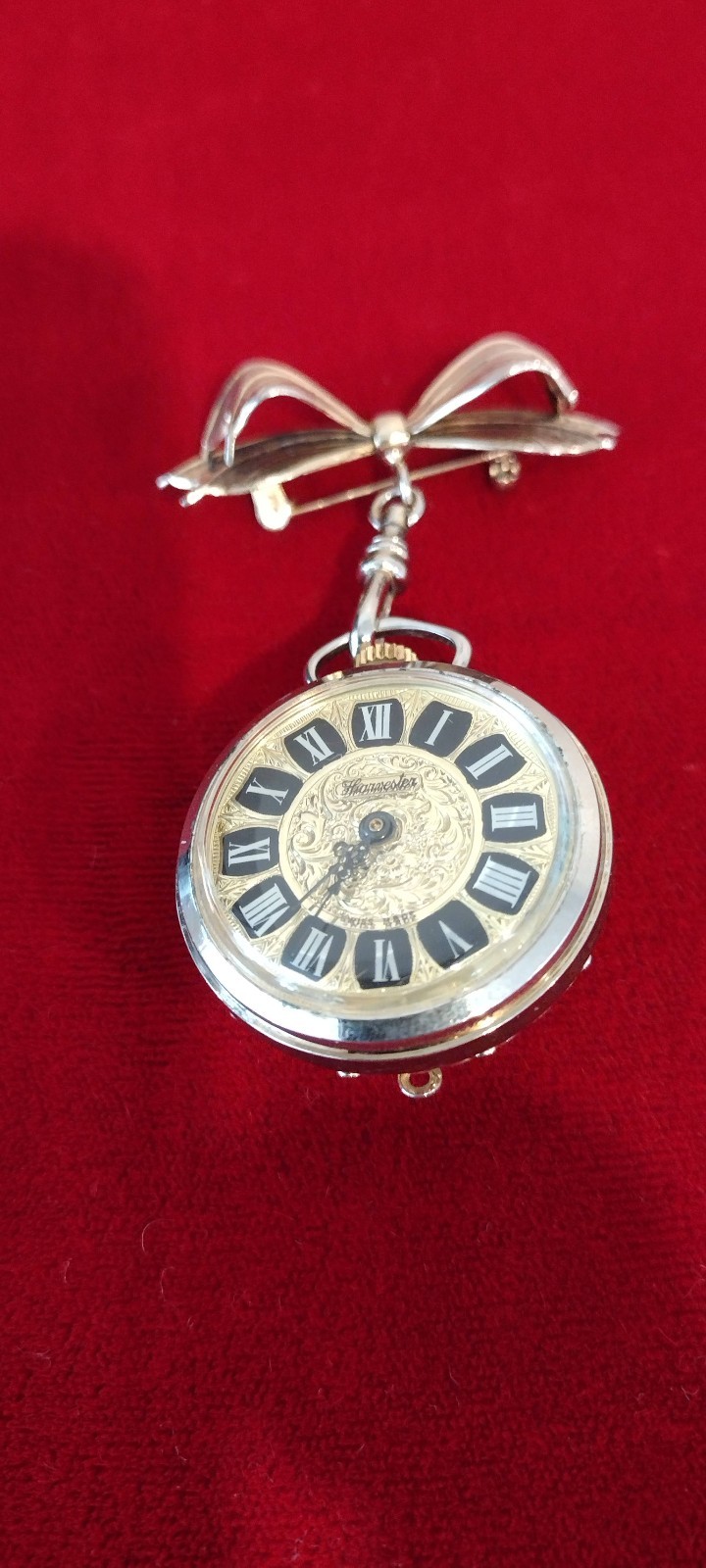 VTG Harvester Swiss-Made 1jewel Pendant Ladies Watch Manual Wind. Works!