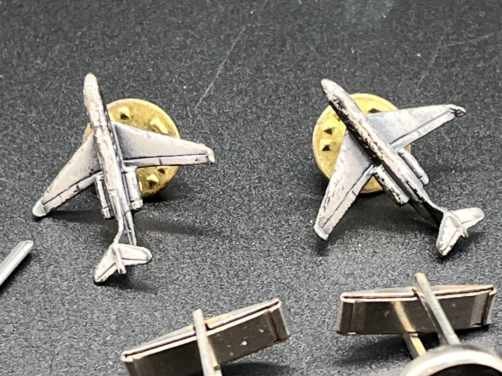 45+ Lot Vintage Cufflinks Tie Bars Tac MORE Swank Hickok Shields Sarah Coventry+