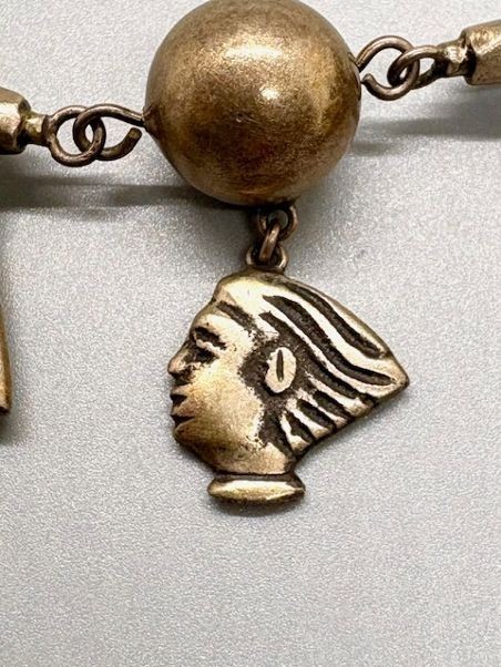 Vintage Guatemalan Charm Bracelet, marked 900 Silver