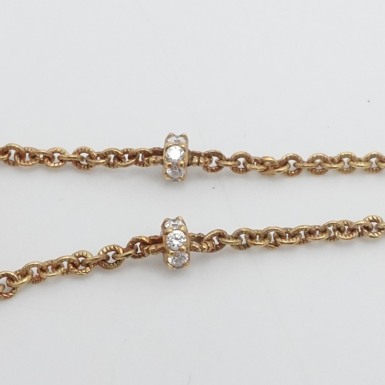 Judith Ripka 18K Yellow Gold Yellow Crystal & Diamond Heart Necklace 17″