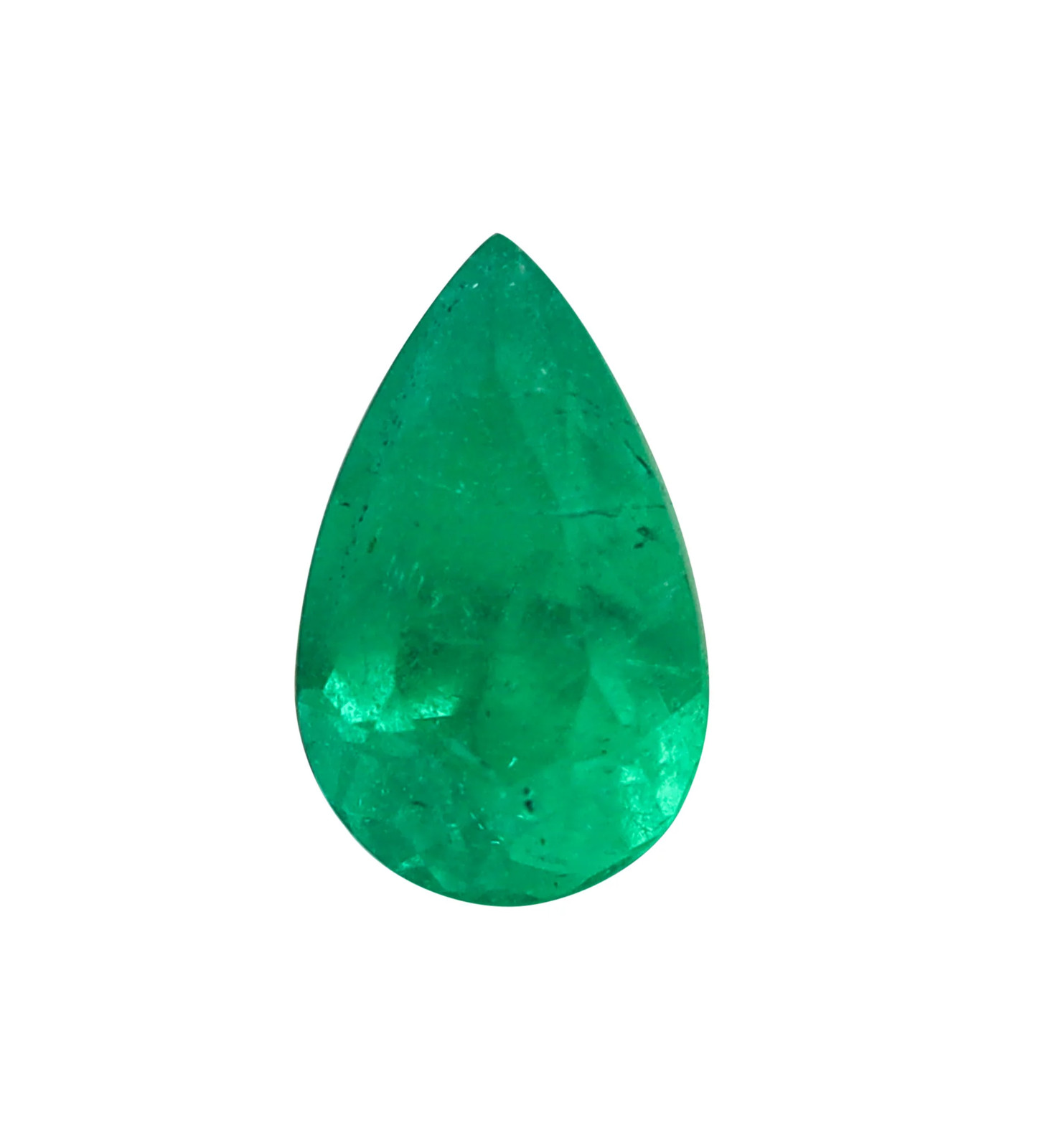 CERTIFIED Emerald Pear Shaped Vivid Green 1.91 Carats AGL-1127036