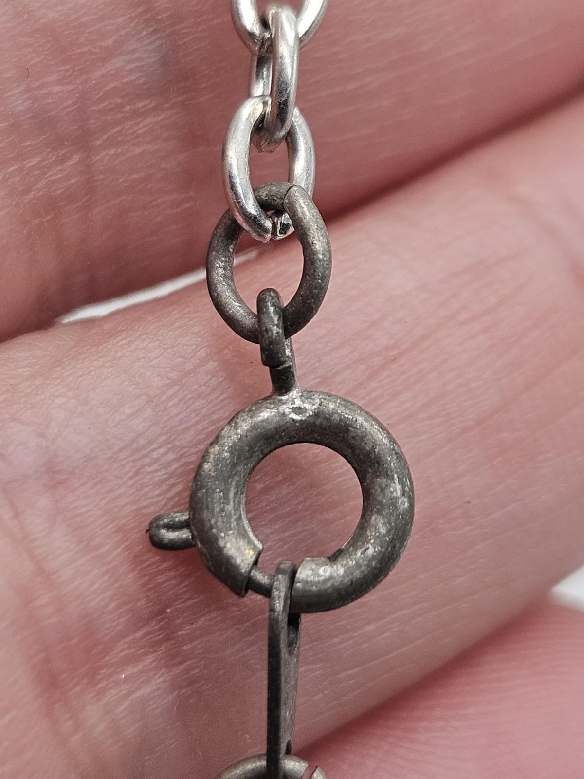 Vintage Alchemy Gothic Speculum Scull Lady Mirrored Pendant Necklace Pewter