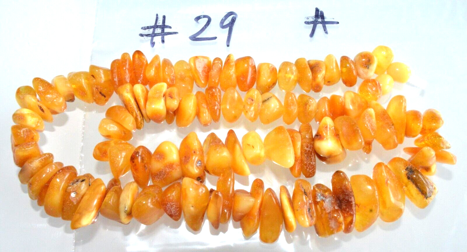 45gr RUSSIAN SOVIET BALTIC AMBER BEAD NECKLACE 琥珀 BRACELET STONE PENDANT EARRING
