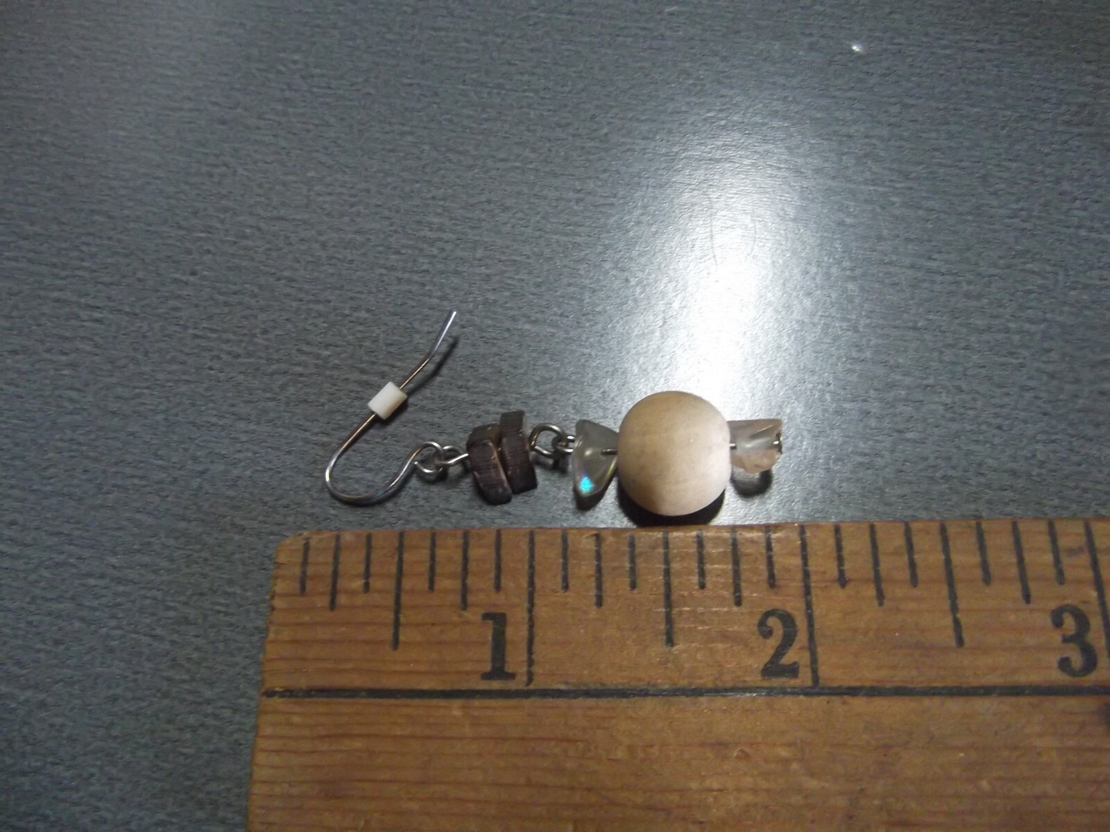 1 Pair Old 2″in Wood Different Shapes Danglers