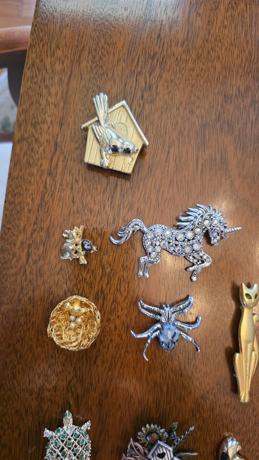 Vintage Animal Brooch Pin Large Lot