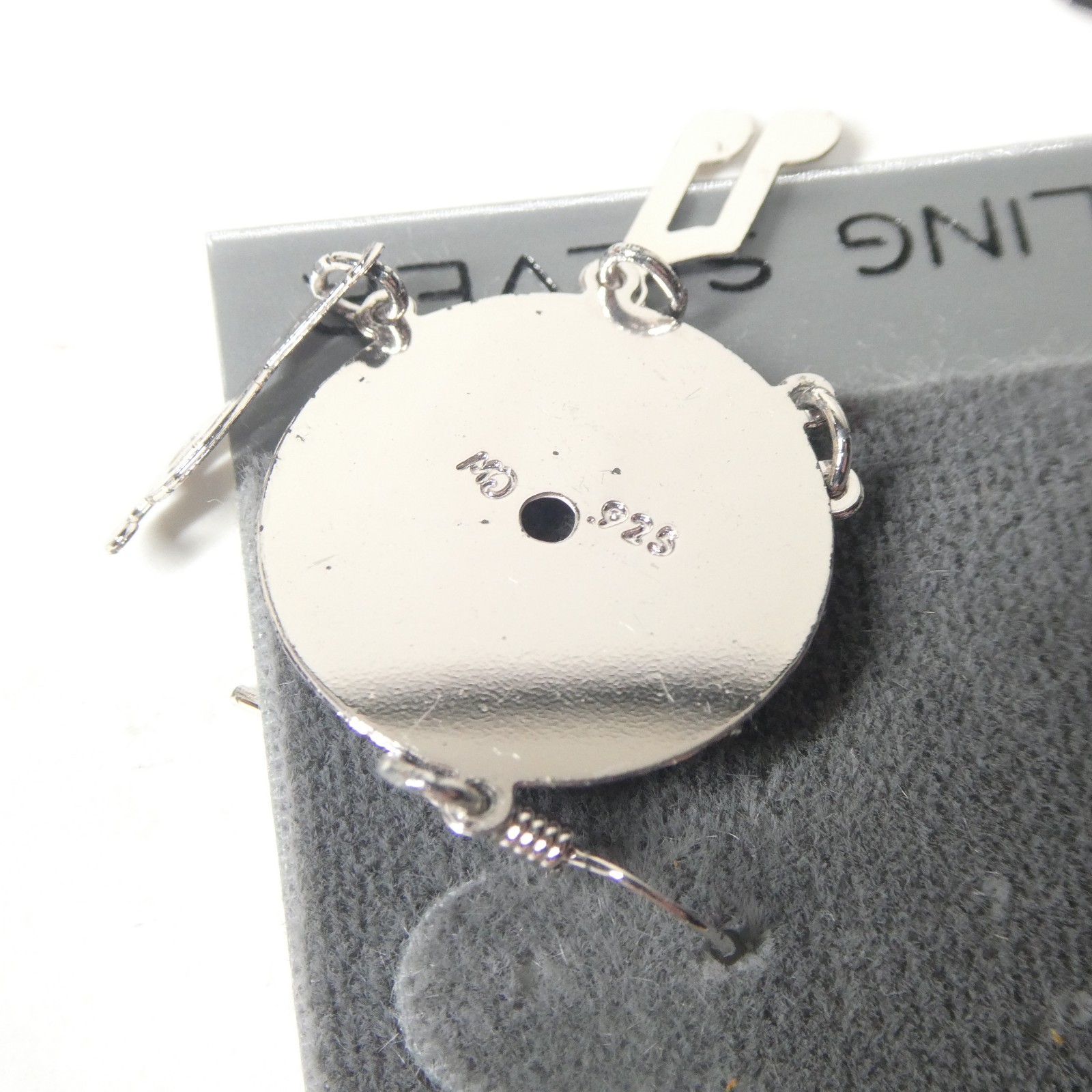 Vinyl Record Earrings 925 Sterling Silver Music Notes Dangle Vintage Rock & Roll