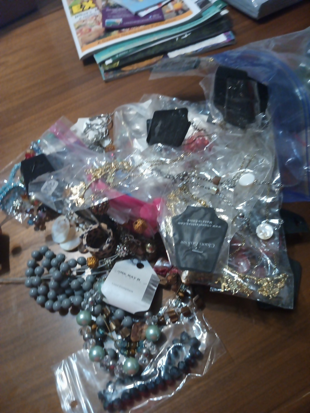 2 LB LOT Of New Costume Jewelry Mixed Most Still Have Tags