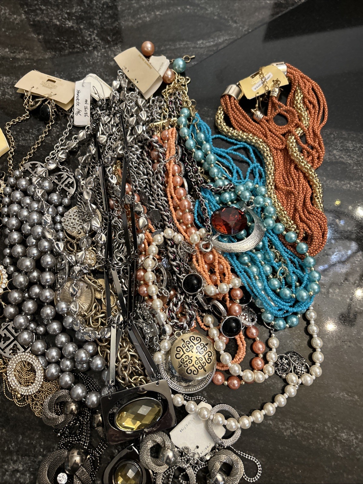 17 Piece Vintage To Modern FASHION JEWELRY Lot All Wearable!! #6