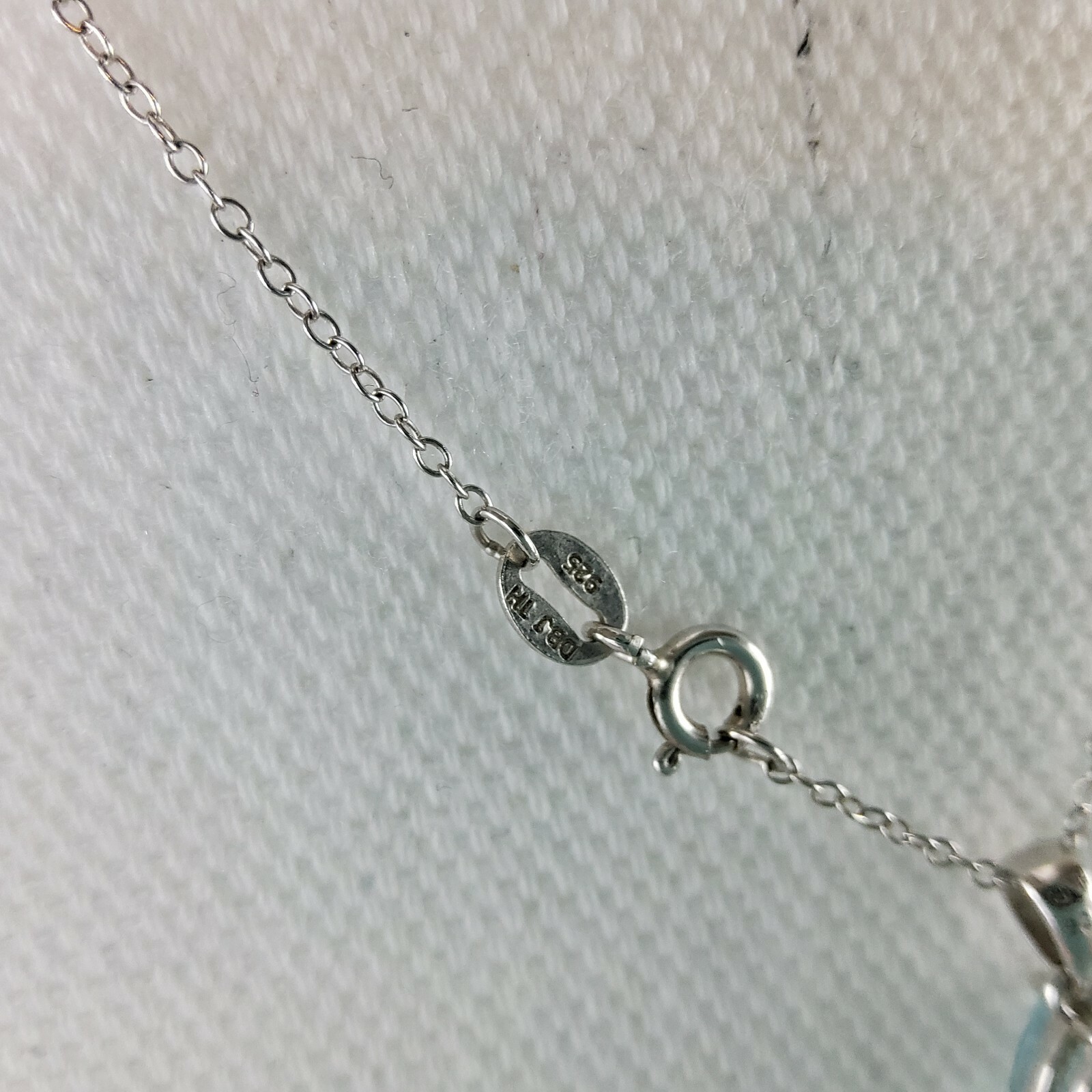 Dee Berkley DBJ Sterling Silver 925 Blue Topaz Teardrop Necklace