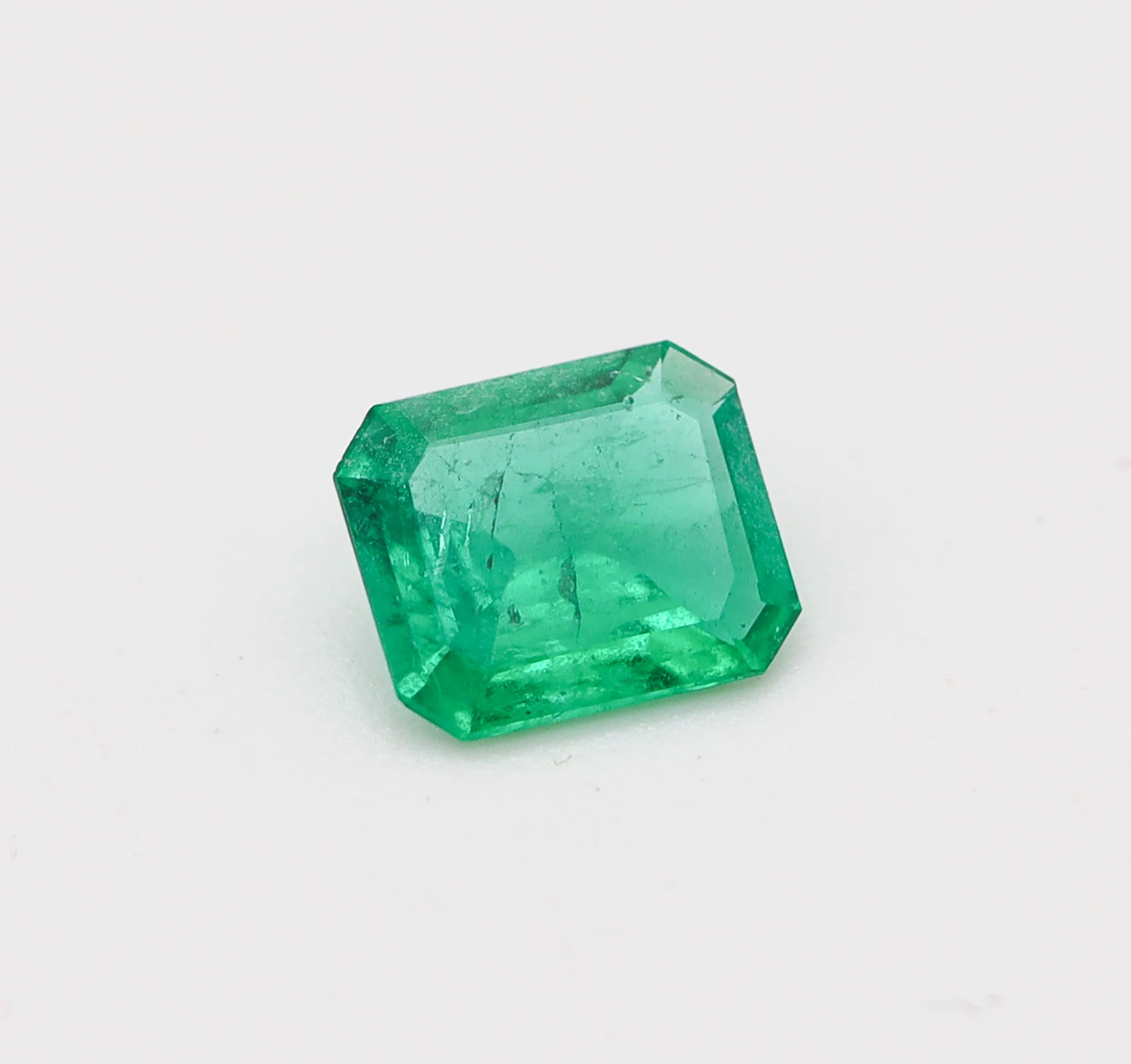 GIA CERTIFIED Emerald Rectangular Shape Vivid Green 1.21 Carats GIA-5221072288