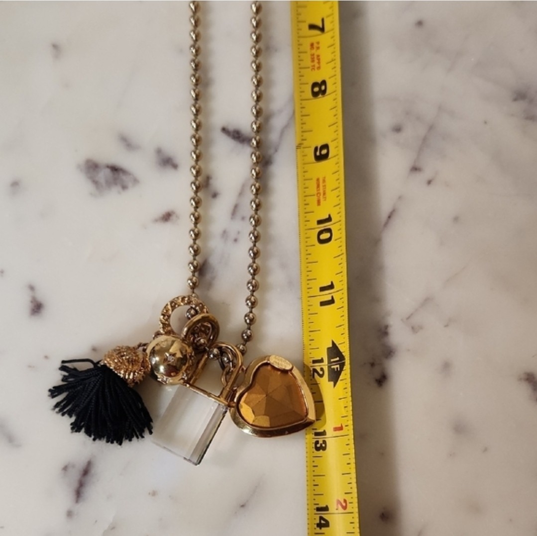 AGATHA PARIS Necklace 4 Charms | Swarovski Crystal Necklace
