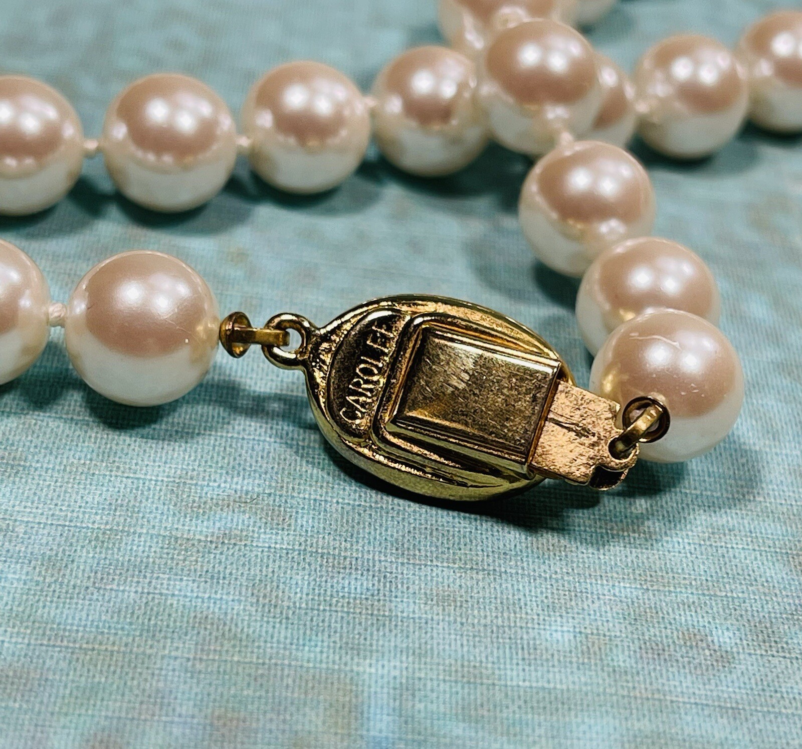 CAROLEE HIGH QUALITY Vintage Faux PEARL 31” OPERA LENGTH Necklace BEAUTIFUL!!