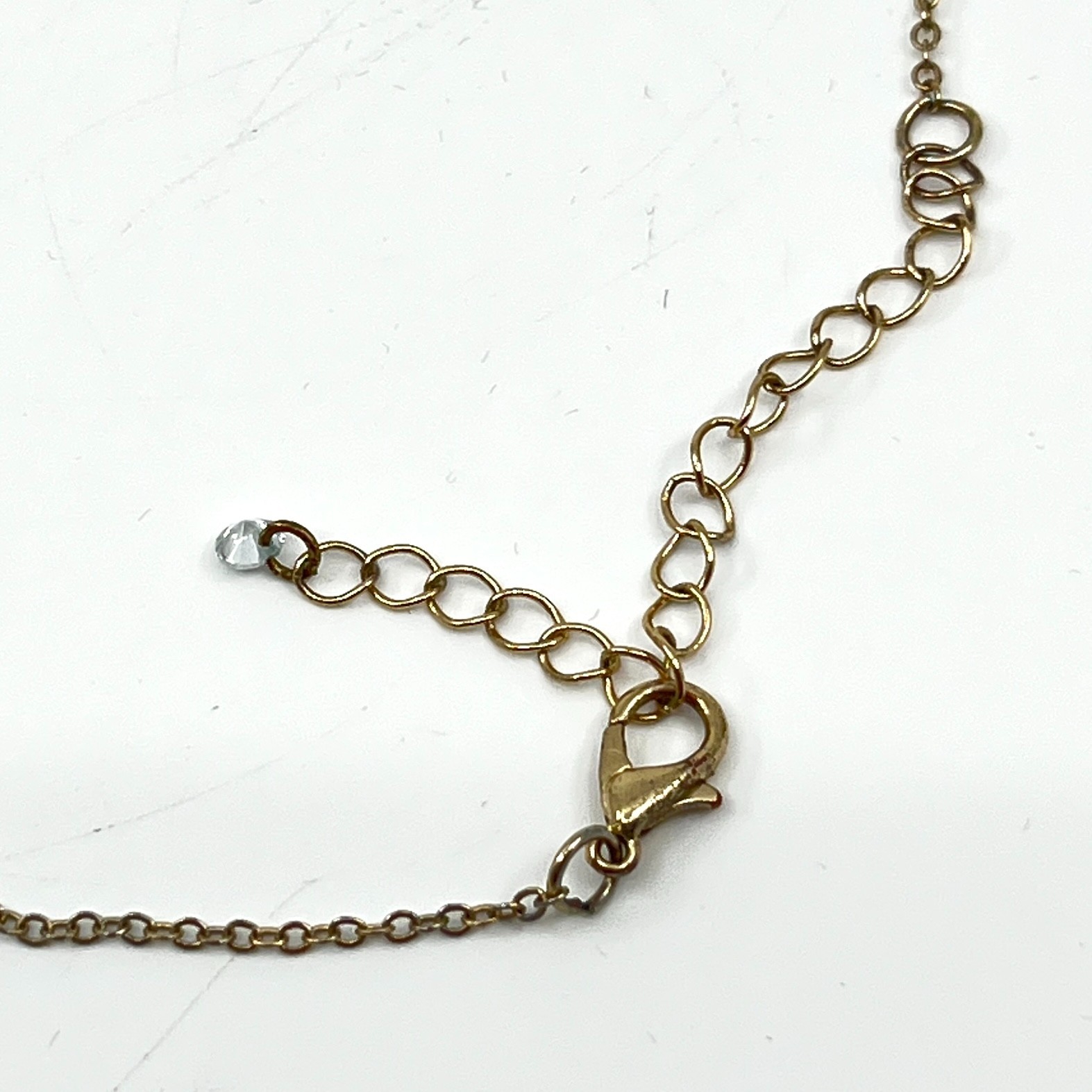 Necklace Vintage Gold Tone Large Letter P Initial Pendant Y2K Style Minimalist