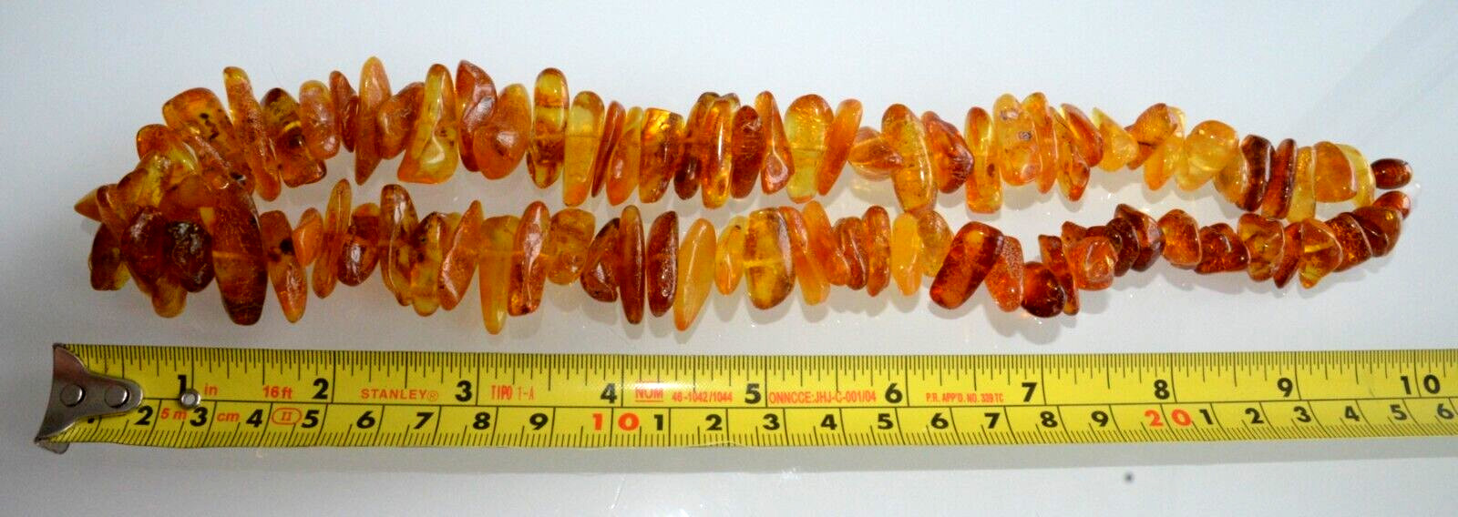 68gr RUSSIAN SOVIET BALTIC AMBER BEAD NECKLACE 琥珀 BRACELET STONE PENDANT EARRING