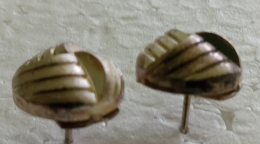 Vintage 80’s Sterling 925 Rachel Gera knot Earrings Post Back Signed Modernist