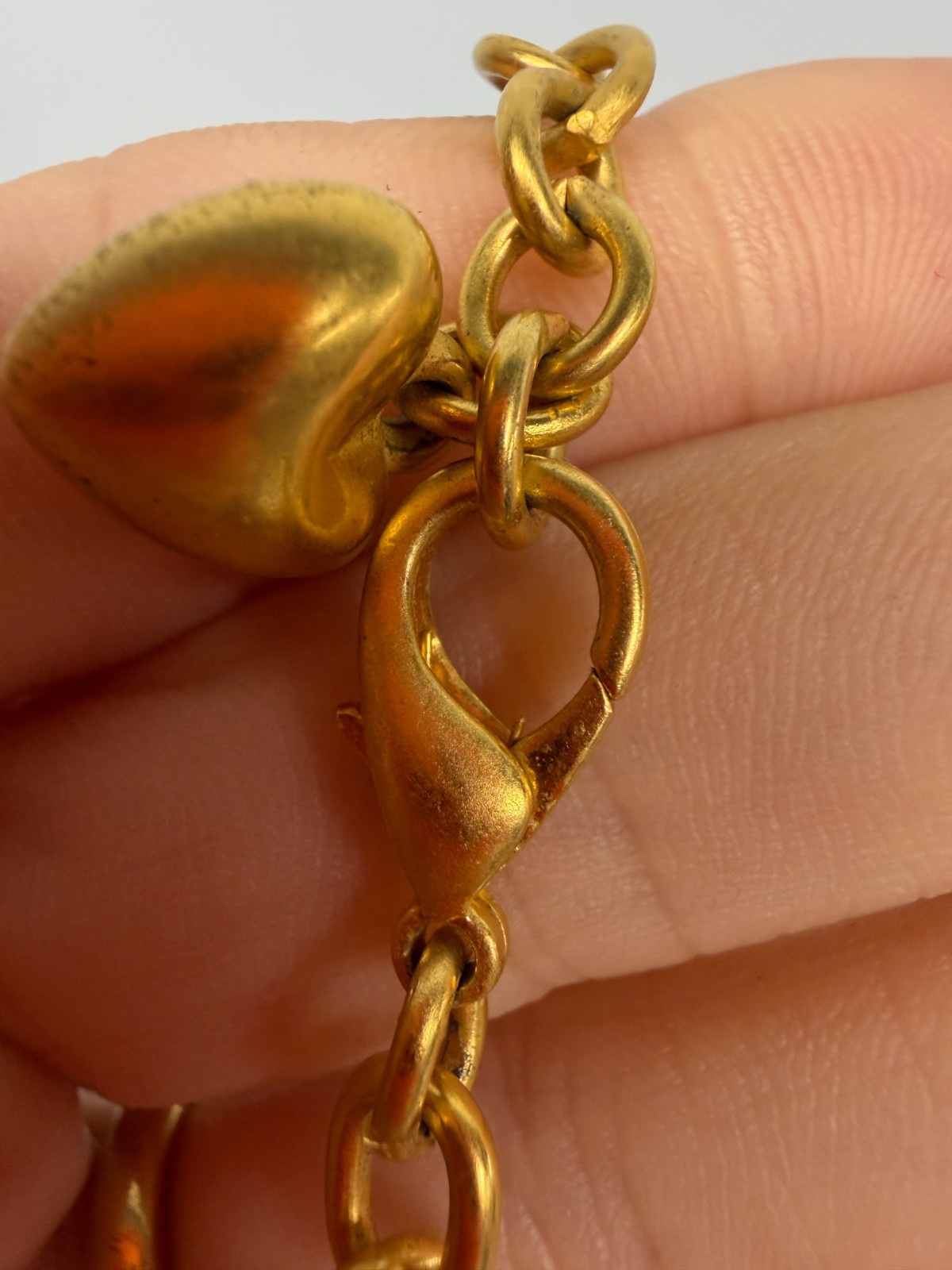 Vintage Bob Mackie Necklace Charms Goldtone 32 Inches Signed