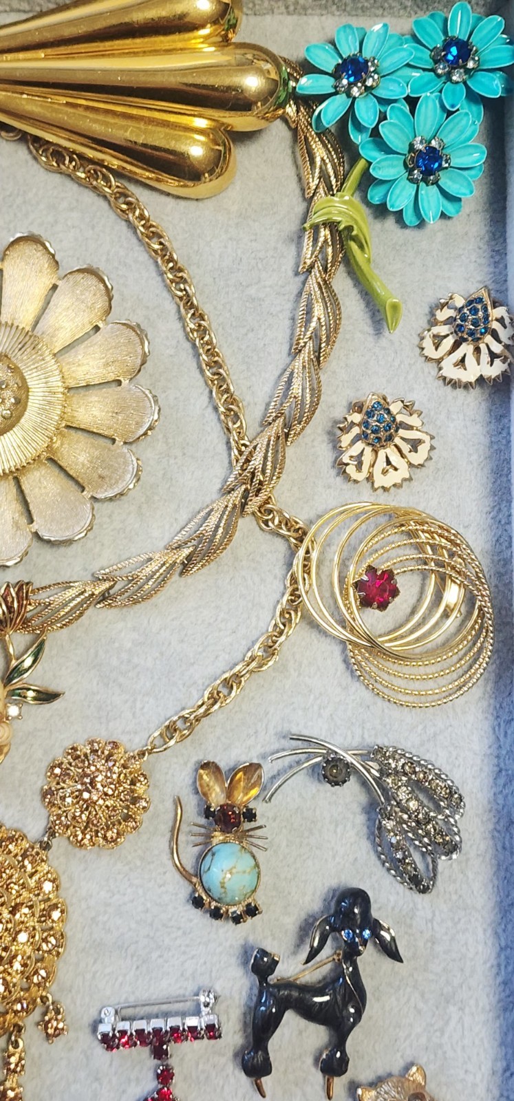 VtgJewelry Lot 21pc Juliana Jomaz Gianni De Liguoro Les Bernard Austria C857