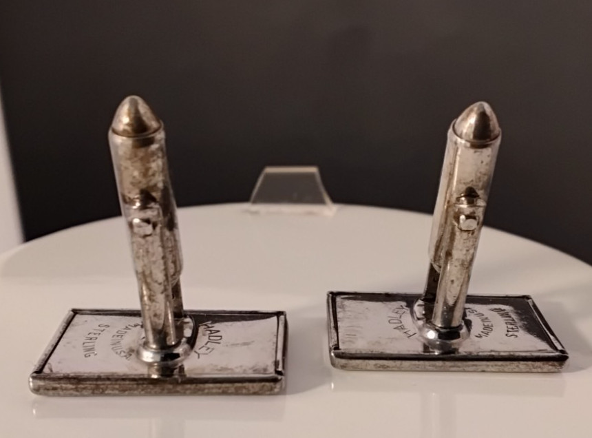 Vintage Hadley Sterling CuffLinks