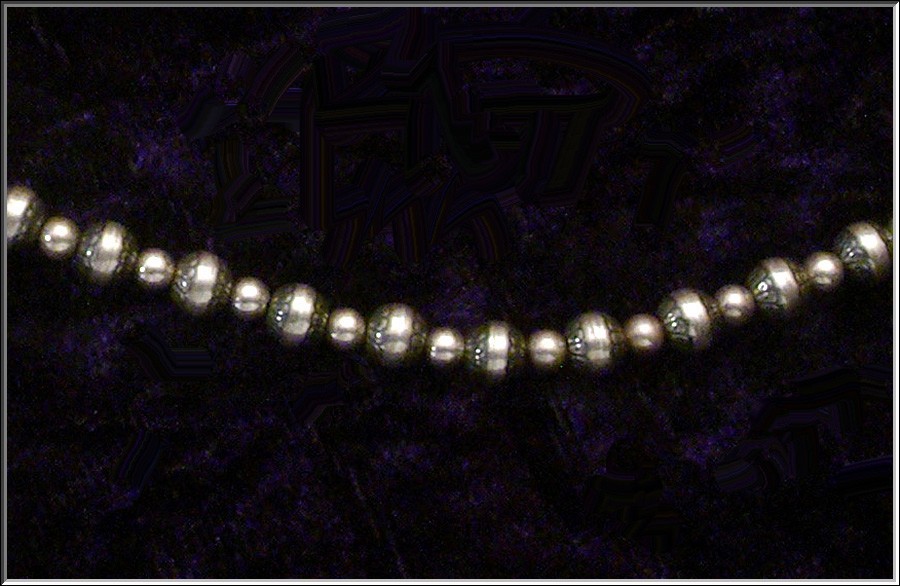 Carolyn Pollack Relios American West Sterling Silver Beaded Necklace 17-21″ NIB