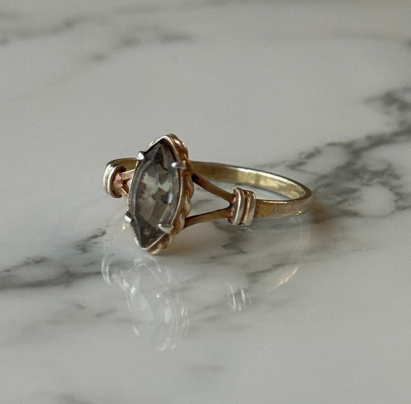 Soviet Women’s Ring Silver 875 Vintage USSR Size 7.5 / 17.75