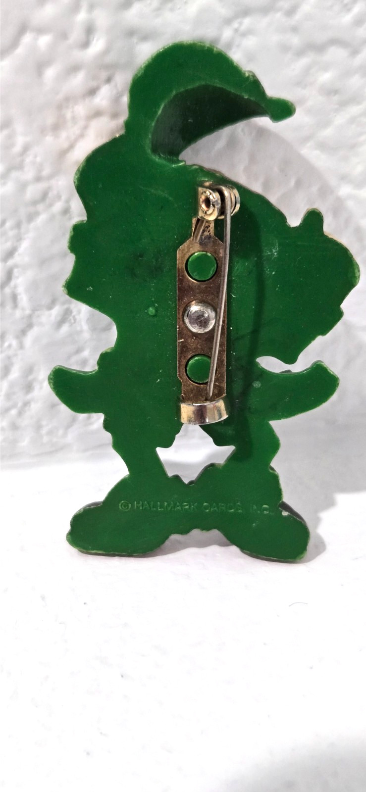 Vintage 1980’s Hallmark Cards St. Patricks Day Leprechaun Pin Brooch