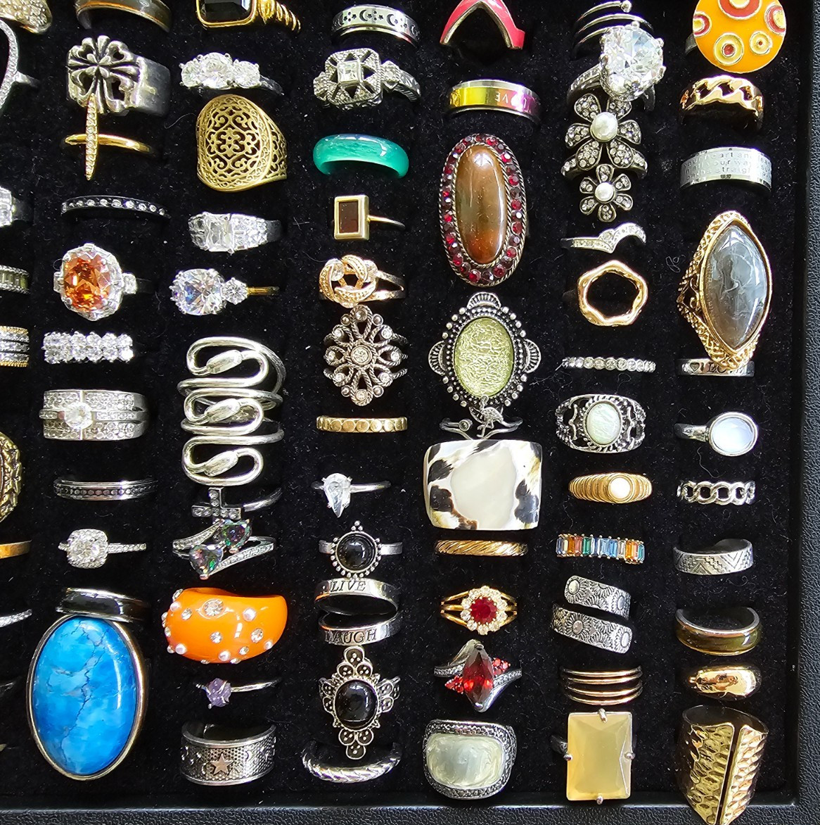 HUGE Vintage & Modern 392 Piece Ring Lot – Perfect for selling individually!