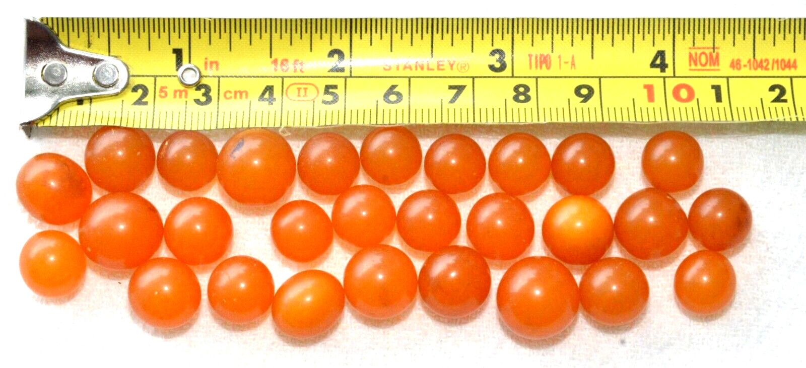 ✅ 20gr RUSSIAN SOVIET BALTIC SEA AMBER BOLLS NECKLACE 老琥珀 BEADS STONE ROCK PIN ☭