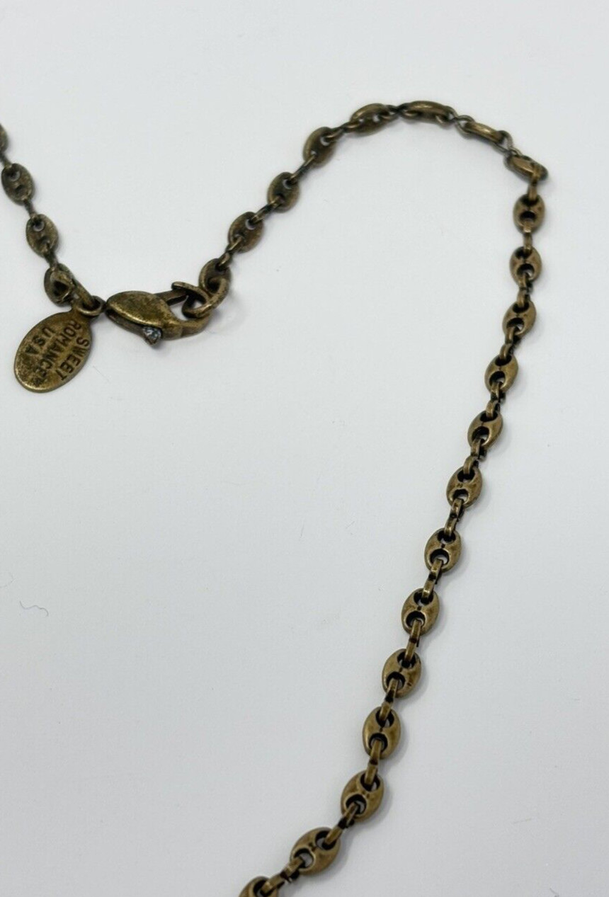 Sweet Romance Pansy Flower Necklace Choker Victorian Revival Vintage Style