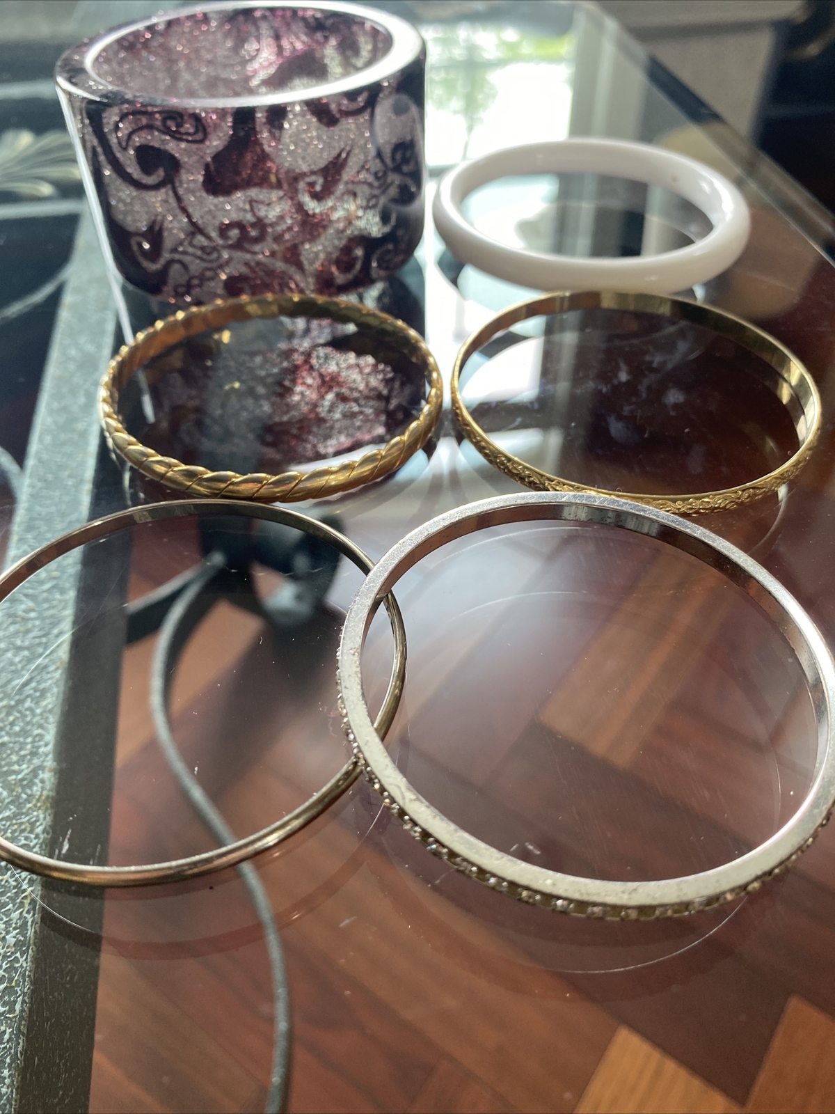 15 Vintage Cuff Bangle Stretch Bracelets Lot Costume Jewelry Bead Avon Monet +