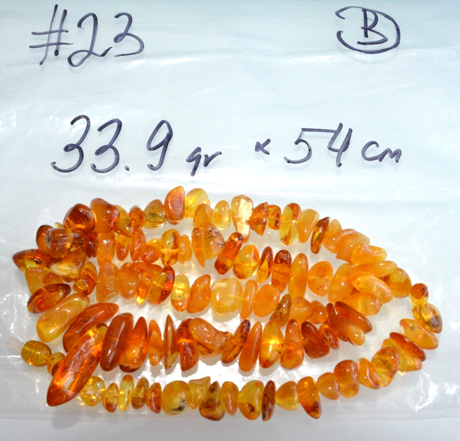✅54cm = 34gr RUSSIAN SOVIET BALTIC AMBER BEAD NECKLACE 琥珀 BRACELET STONE PENDANT