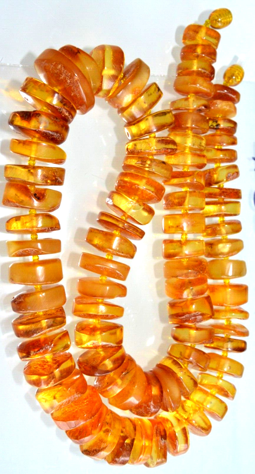 76gr RUSSIAN SOVIET BALTIC AMBER BEAD NECKLACE 琥珀 BRACELET STONE PENDANT EARRING