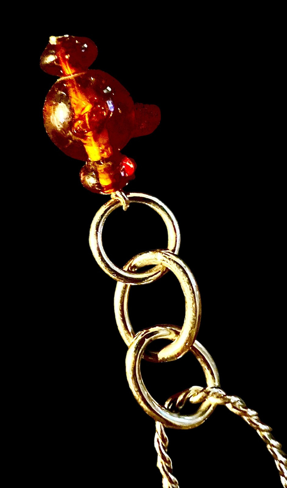 Vintage 7.25” Parklane Jewelry All Natural Stone Bracelet
