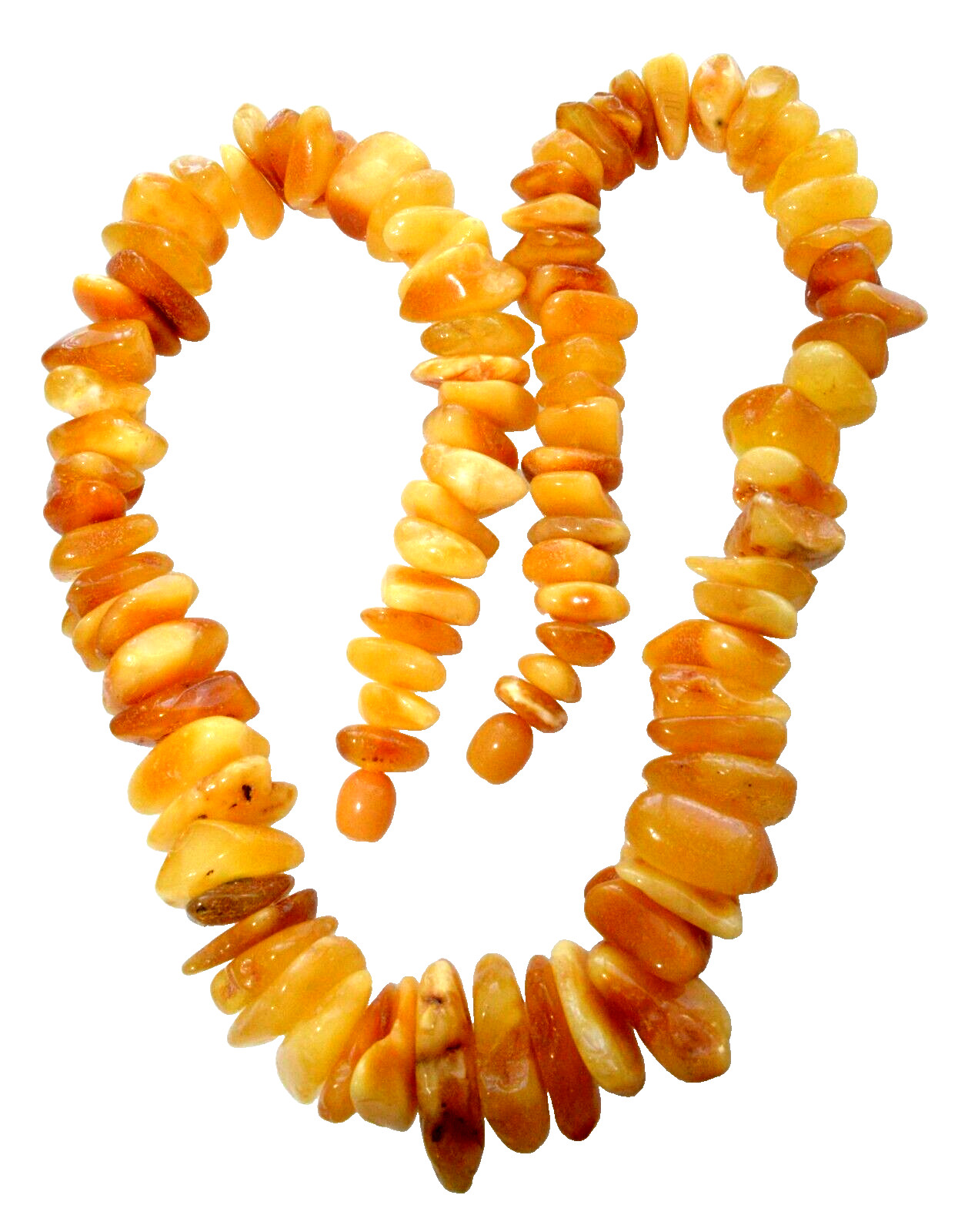 ✅48cm = 60gr RUSSIAN SOVIET BALTIC AMBER BEAD NECKLACE 琥珀 BRACELET STONE PENDANT