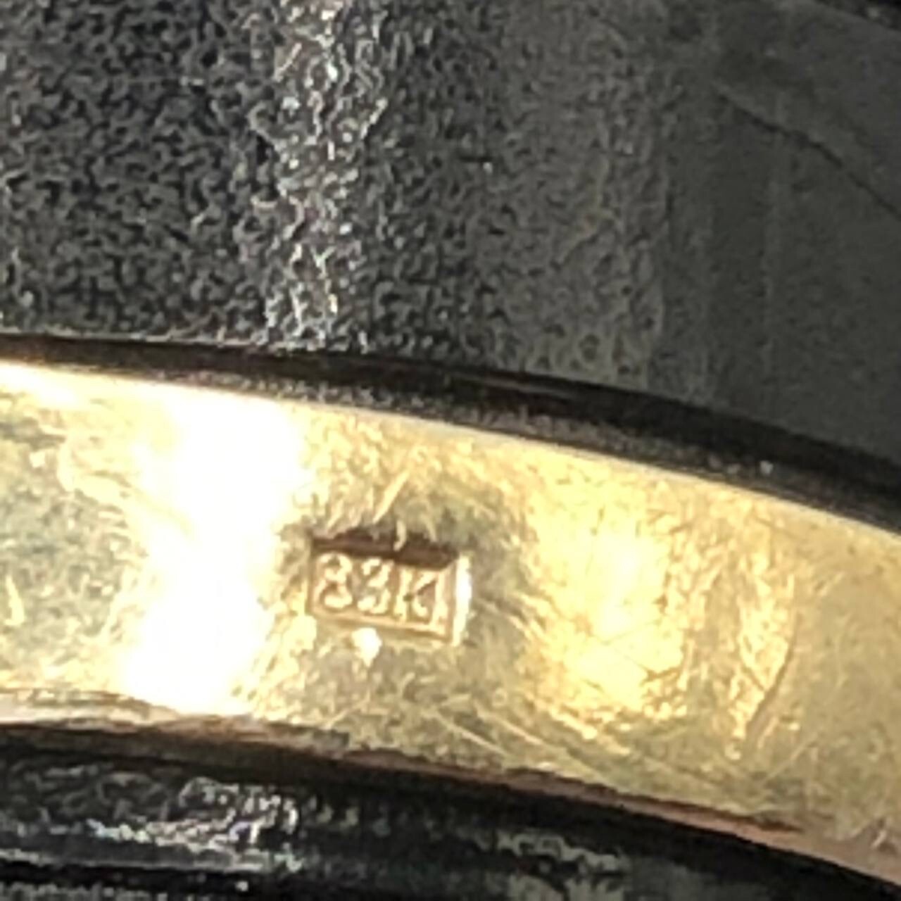 Vintage Gilt Soviet Ring Silver 875 Women Jewelry