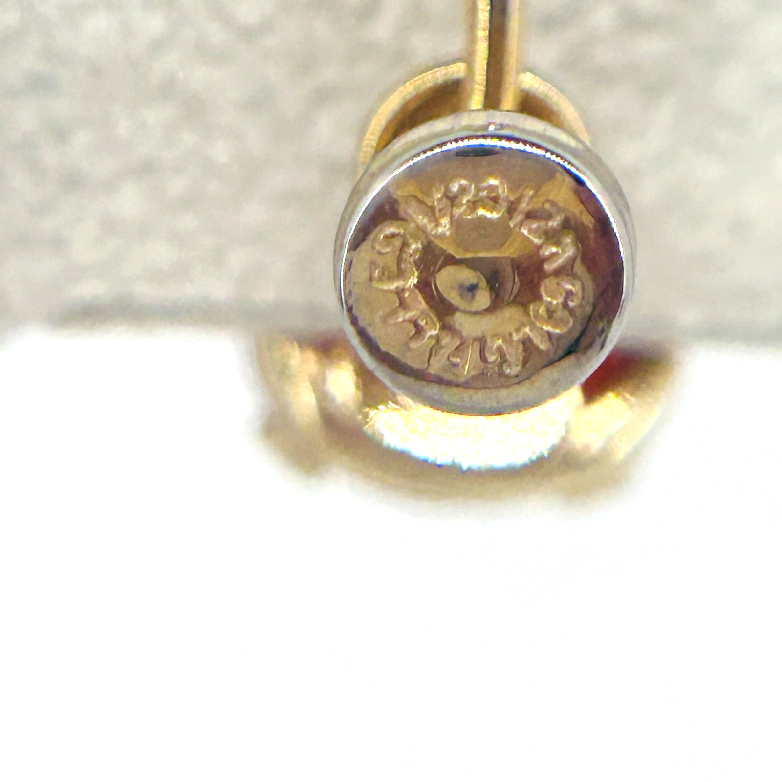 12K Gold Filled VTG Burt Casell Screw Back Earrings Jade Carnelian Tiger’s Eye