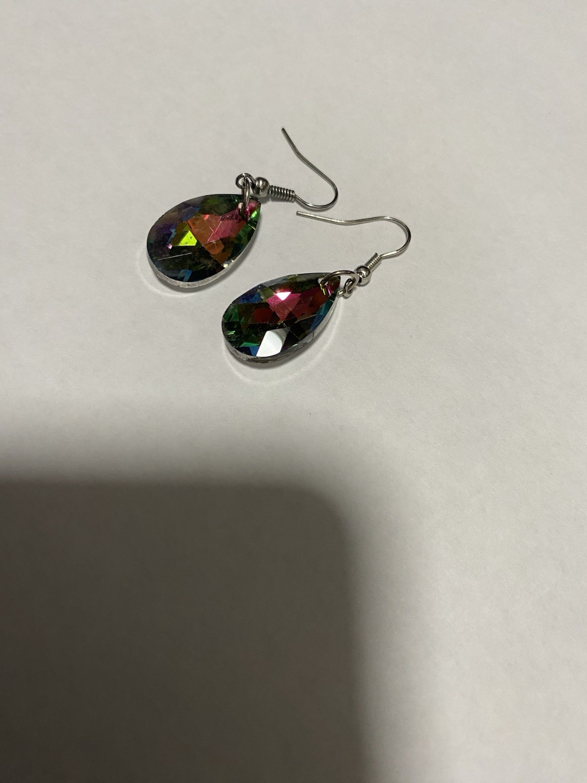 Vintage Dangle Colorful Pierced Earrings