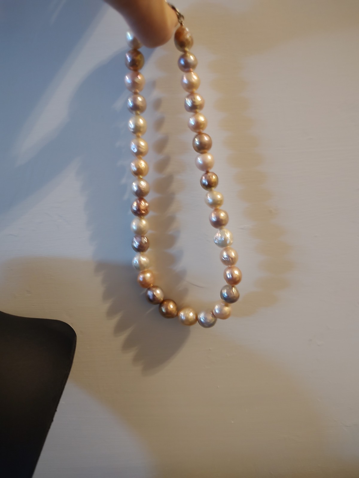 QVC Honora 12.0mm – 14.0mm Ming Cultured Pearl Sterling 18″ Necklace