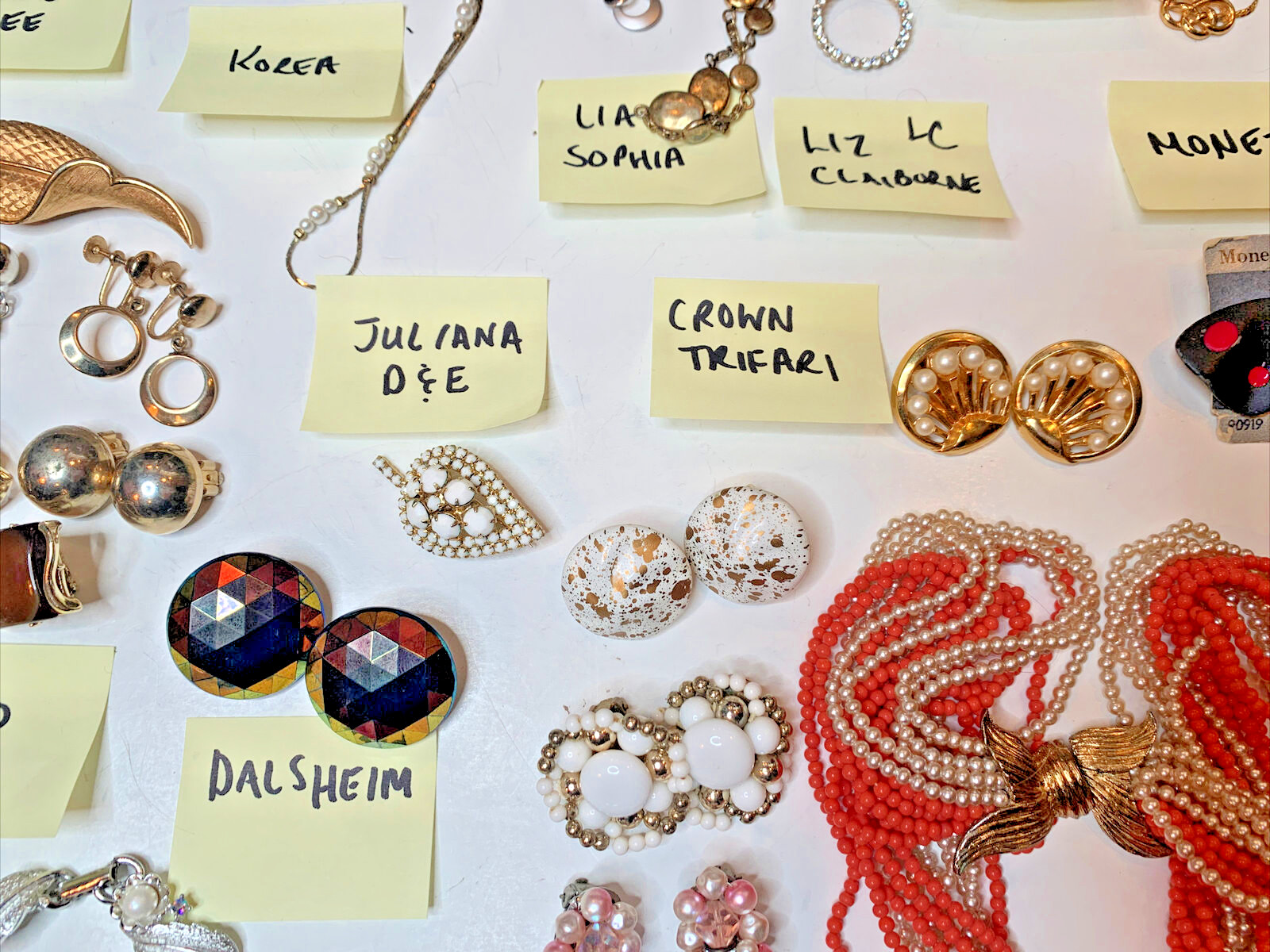 Vintage Costume Jewelry Lot Juliana Trifari Coro Monet 100+ Wearable Signed