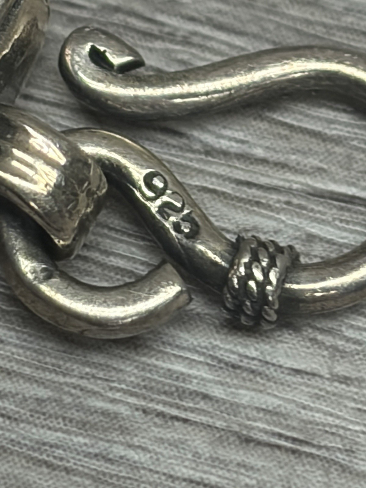 Vintage 925 Sterling Silver 44g Heavy Woven Link Bracelet