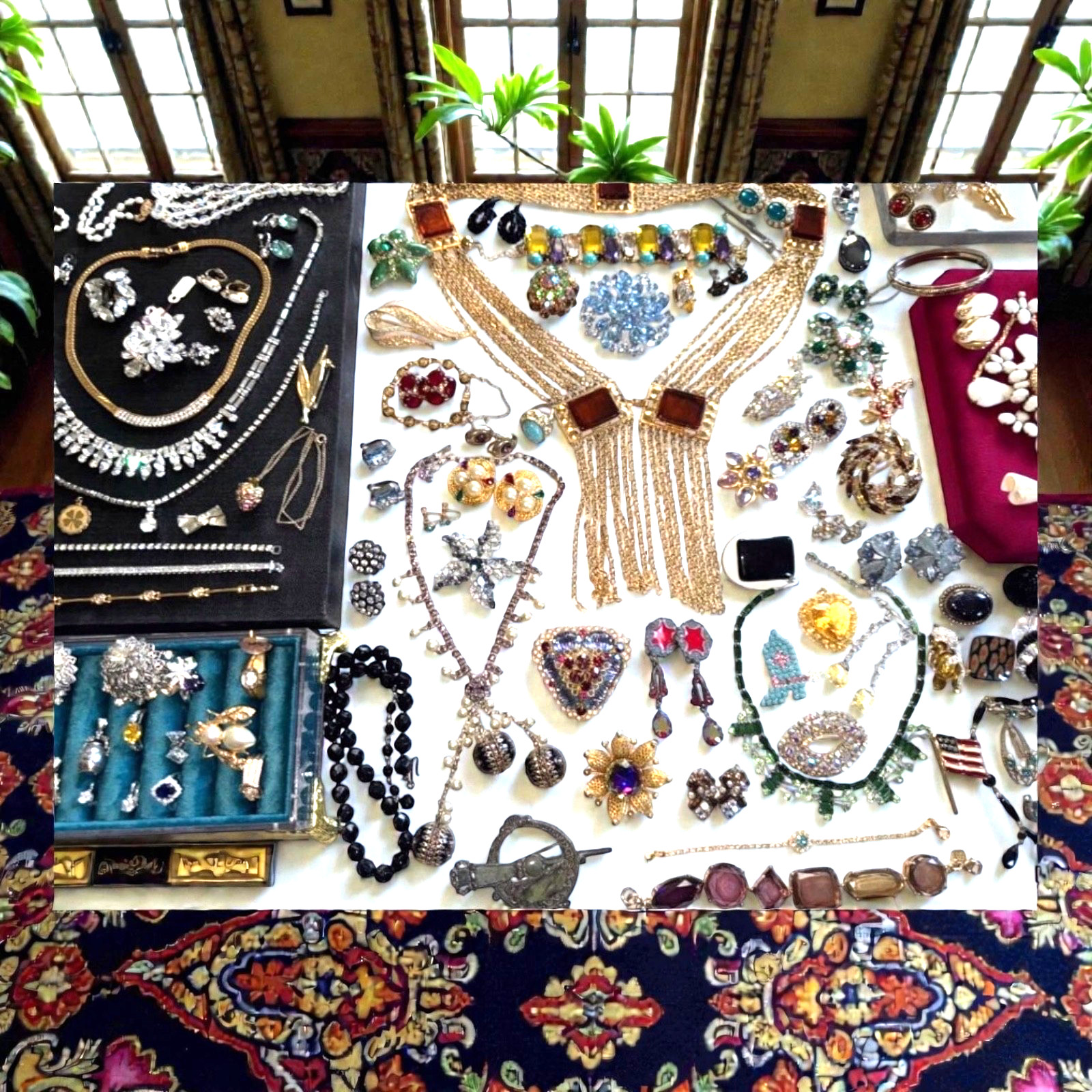 High End Vintage Jewelry Lot Eisenberg Austria Juliana KJL Weiss Sterling Silver