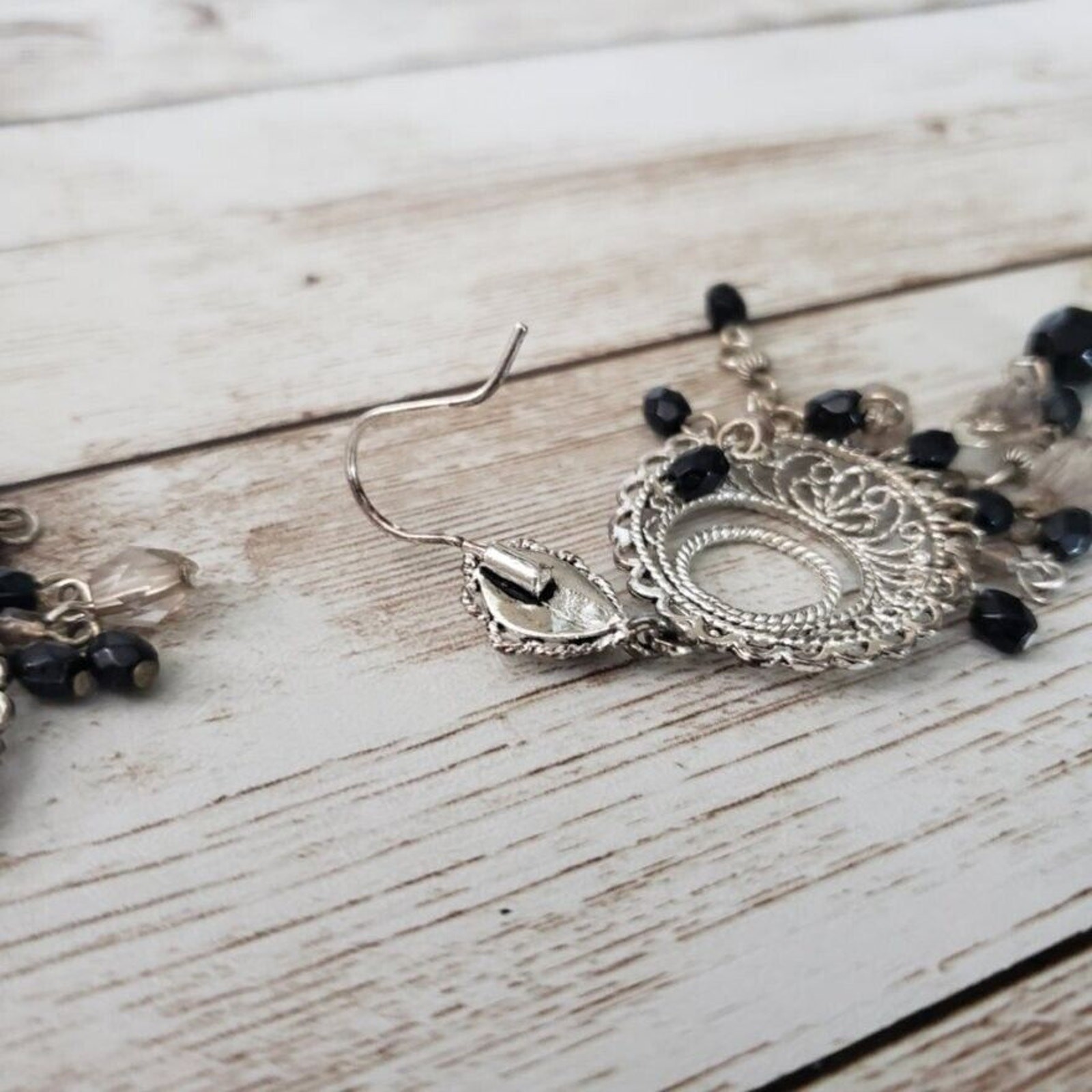 Vintage Earrings Hooks for Pierced Ears – Boho Chandelier Style Dangle