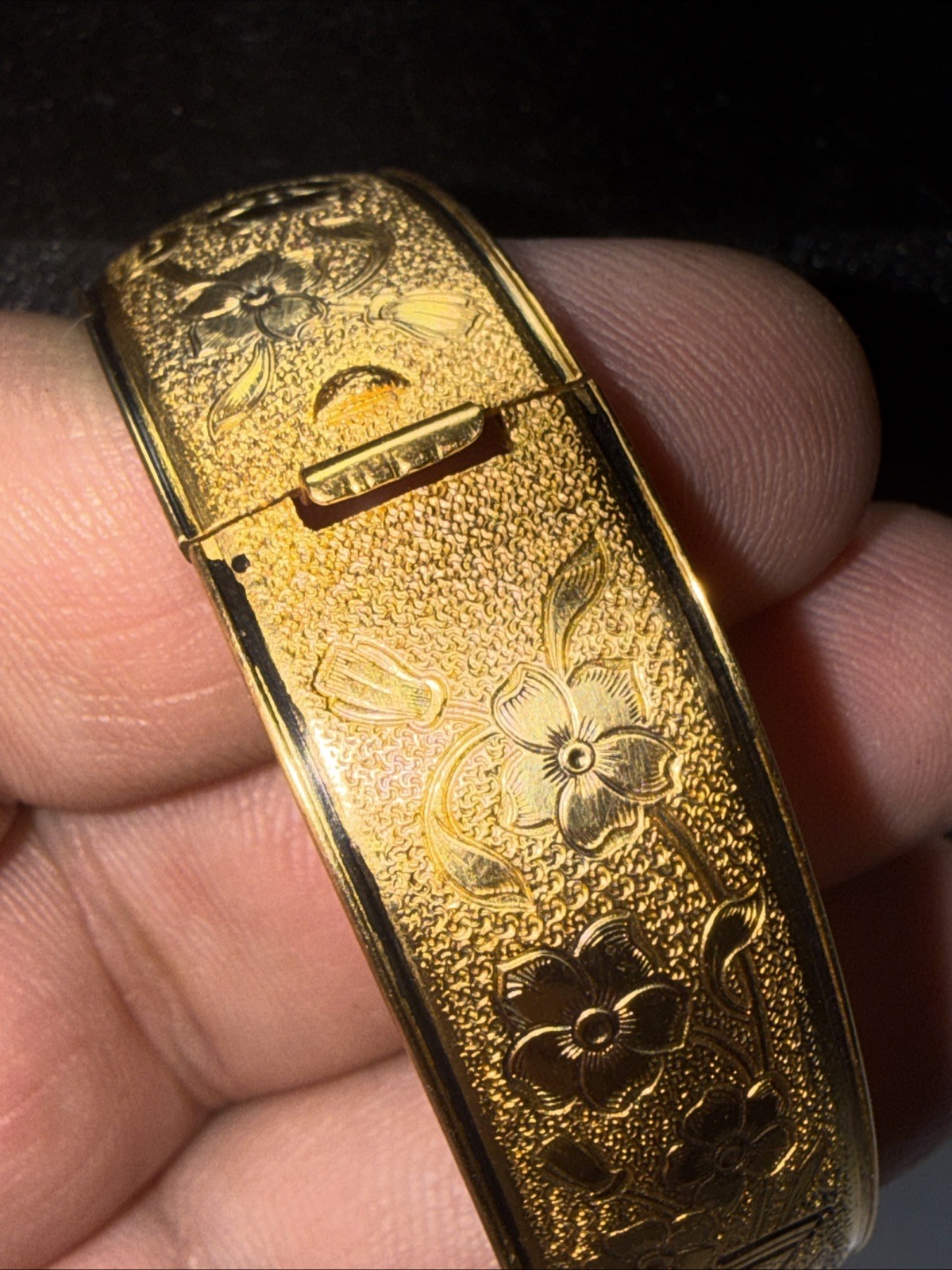 Bracelet Gold Filled 100 Year Old 6.5” 15mm Wide Antique Unmarked
