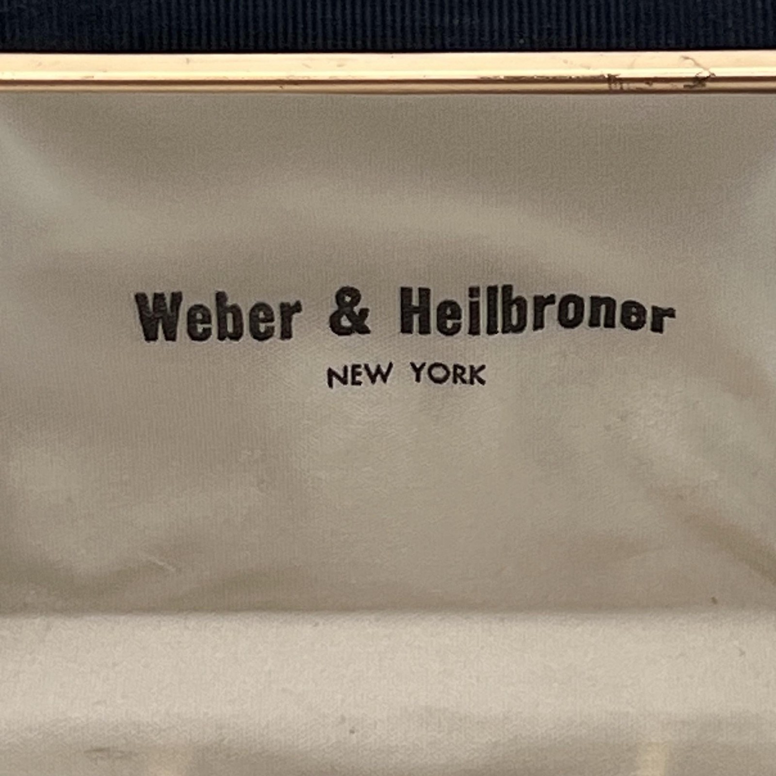 Vintage Swank Genuine Onyx Gold Tone Cufflinks Tie Clip Weber Heilbroner Box