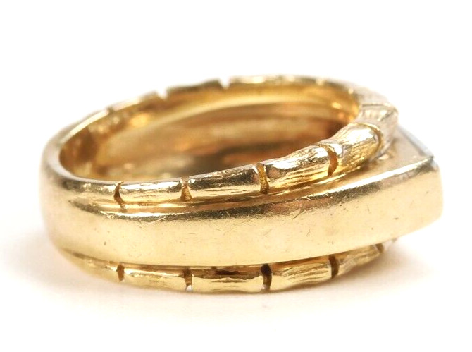 Antique 1920’s Diamond Engagement Ring 14K Two-Tone Gold 5.25 UK-K EGLUSA Unisex