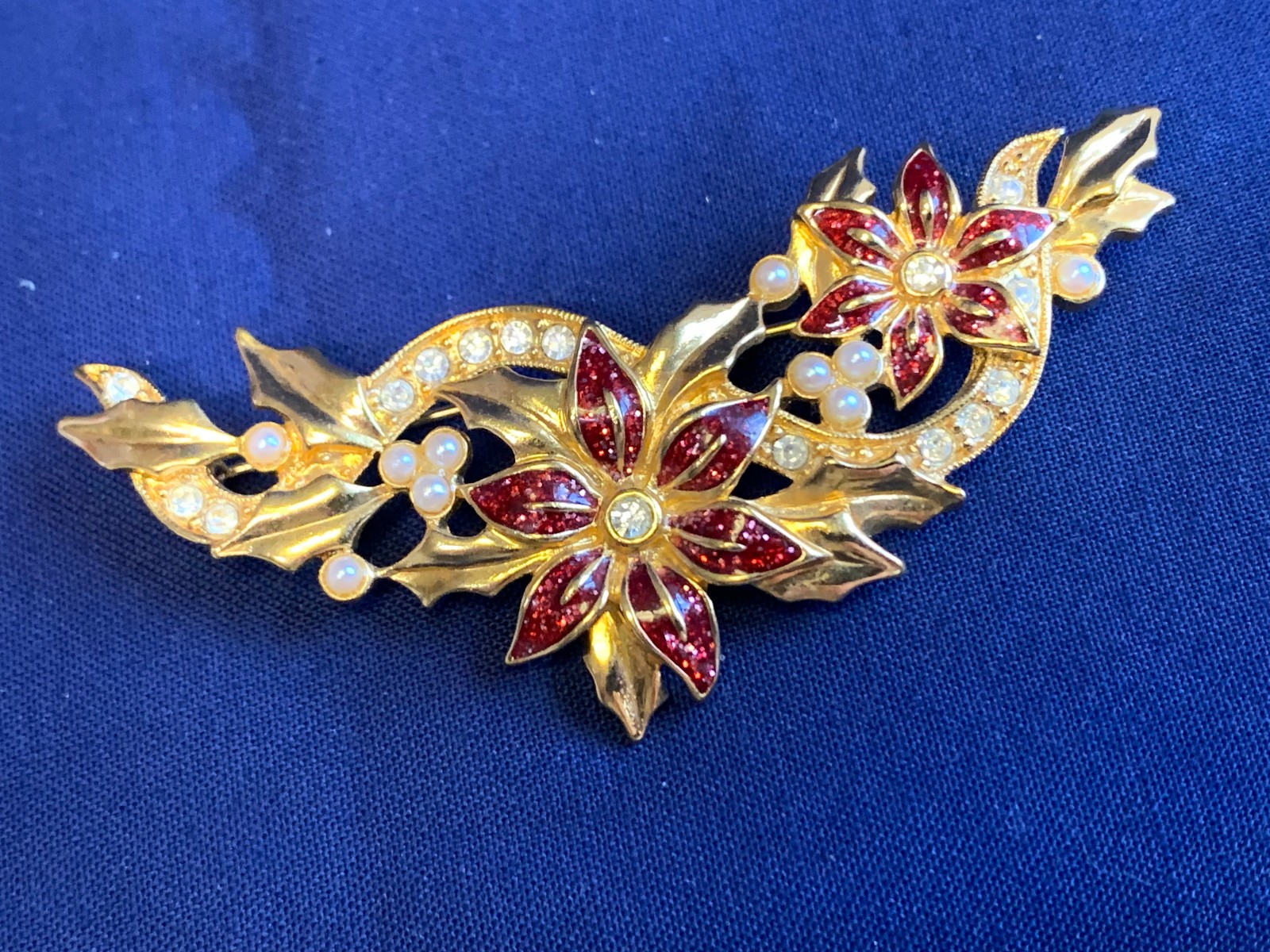Vtg Christmas Brooch Lot Berebi Monet Gerrys Avon Jacmel Jewelry Scatter Pins