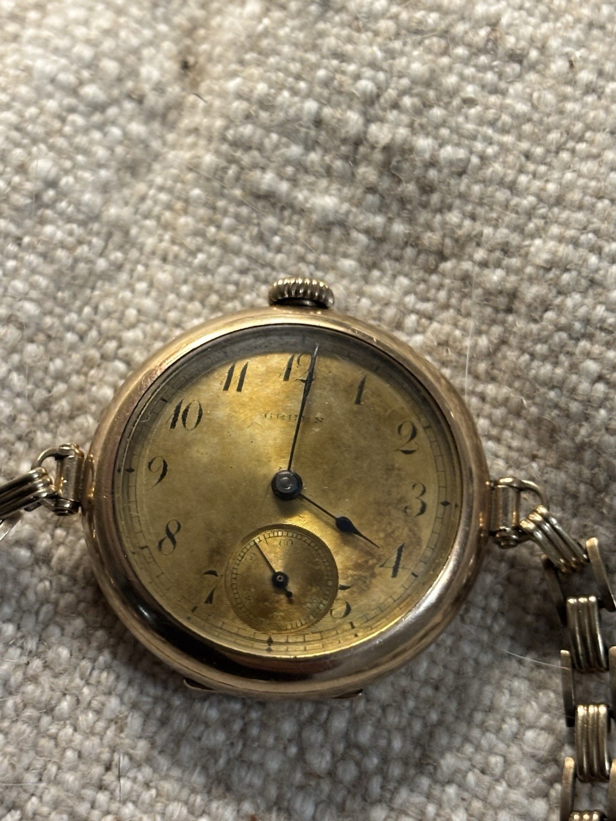 Vintage Gruen Womens 25 Year Gold Filled Wrist Watch RUNNING Manual WindUp 15jwl