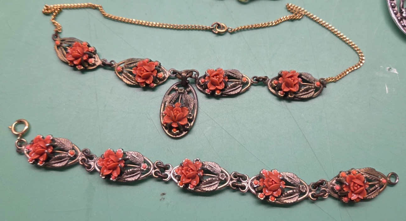 Vintage Costume Jewelry Lot Earrings Necklaces Bracelets Avon