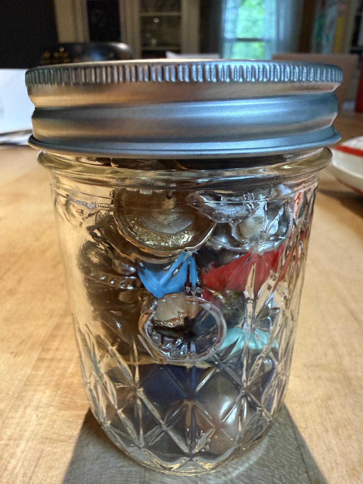 Mystery Lot Jar full of 75 Vintage Single Earrings, Some SIGNED, Great Condition